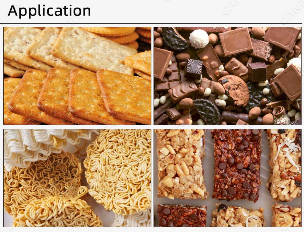 Bakery food packing samples