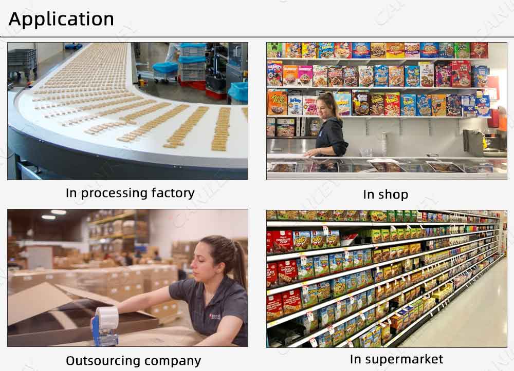 Cereal bar packaging machine application