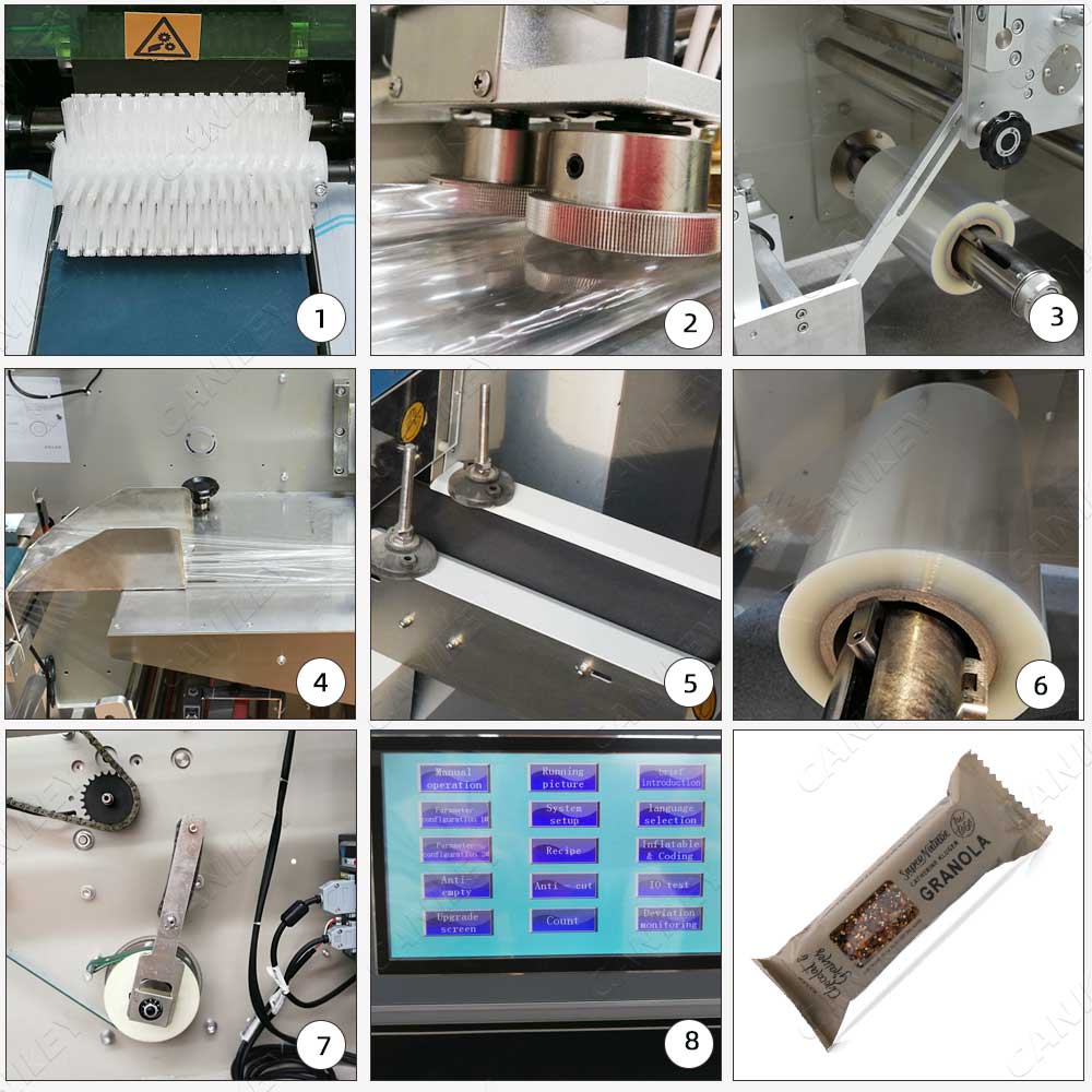 horizontal flow packing machine